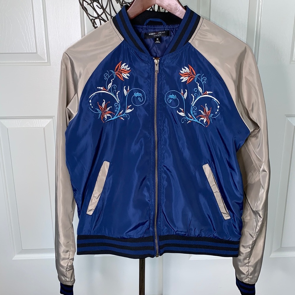 Romeo & Juliet Couture varsity jacket